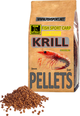 Pellets 3mm KRILL(fish series) 1кг, Коричневий