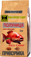 Прикормка Червоний короп (полуниця) FISH SPORT 1 кг