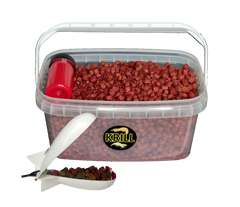 Pellets mix(spod) + Liquid KRILL 2kg, Красный