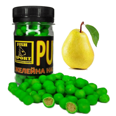 PUFFI JELLY Кисла груша желейне пінотісто, зеленый флюоро